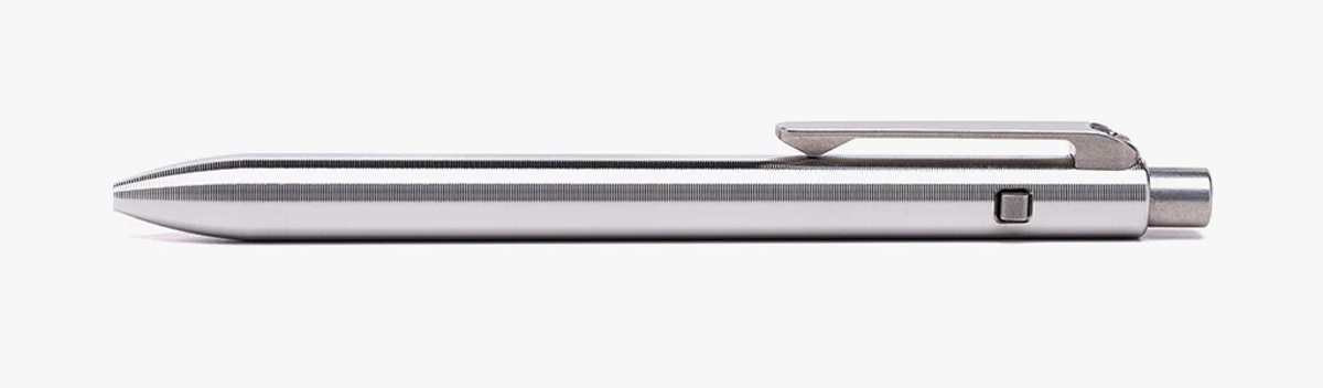 10-SC2-TTM-TTM_1 Tactile Turn - 10-SC2-TTM-TTM - Side Click Pen - Short - Titanium - Image 1