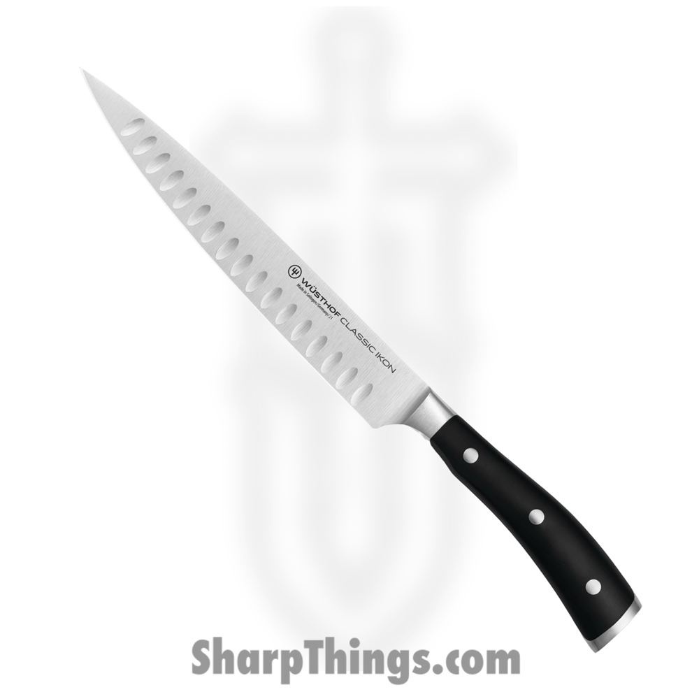 1040330820_1 Wusthof - 1040330820 - Classic Ikon 8" Hollow Edge Carving Knife - Classic Ikon - Image 1