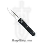Microtech - 121-11 - Ultratech P/S - OTF Auto - Stonewash Drop Point - 6061-T6 Aluminum - Black