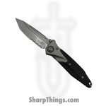Microtech - 261M-8CFTI - Socom Bravo Mini - Folding Knife - Bead Blasted P/S Tanto - Titanium with Carbon Fiber Scales - Bronze