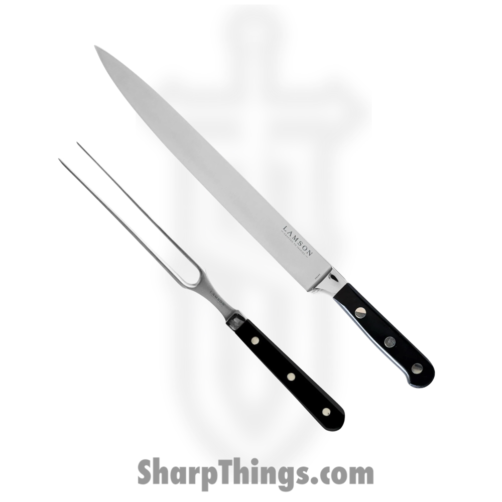 39269_1 Lamson - 39269 - 2-Piece Premier Forged Carving Set - Midnight Black - Image 1
