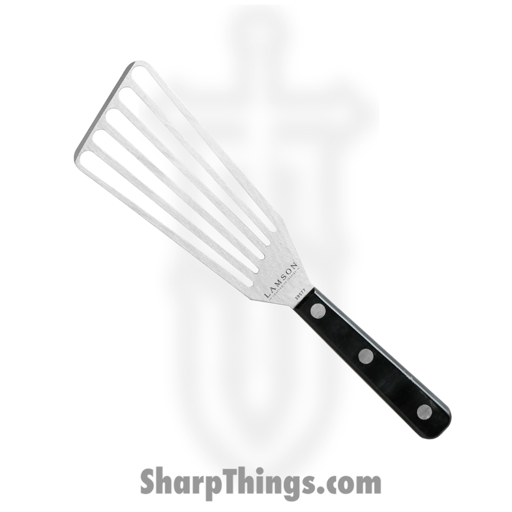 39577_1 Lamson - 39577 - 3" x 6" Chef's Right Hand Slotted Turner - Image 1