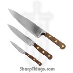 Lamson - 39863 - 3-Piece Premier Forged Chef's Set of Knives - Walnut