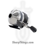 BALLISTA - BAL-RE-01 - BL25 Spincast Reel - Die-Cast Alloy - Stainless Steel and Rubber - Black and Stainless