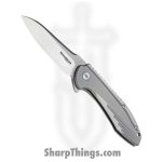 Boker Magnum - BOM01RY975 - Quantum - Folding Knife - 440A Satin Extended Tang - Stainless Steel - Gray