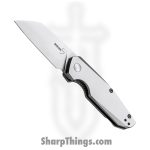 Boker Plus - BOP01BO084 - Petit 42 - Folding Knife - D2 Satin Sheepfoot - Stainless Steel - Silver
