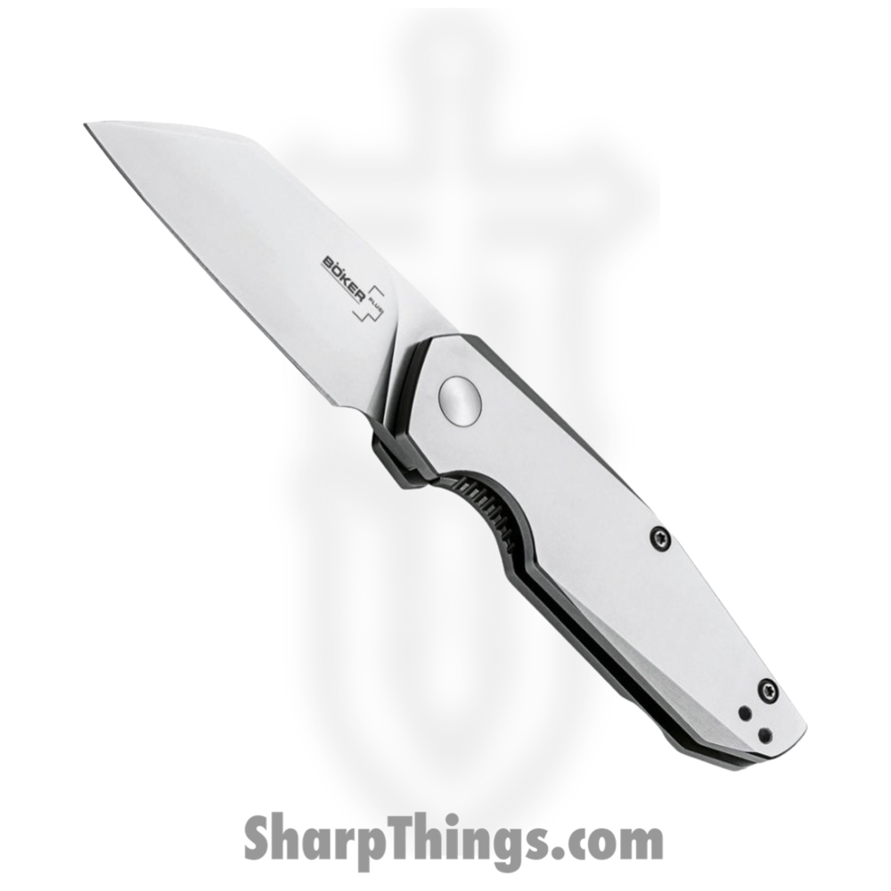 BOP01BO084_1 Boker Plus - BOP01BO084 - Petit 42 - Folding Knife - D2 Satin Sheepfoot - Stainless Steel - Silver - Image 1
