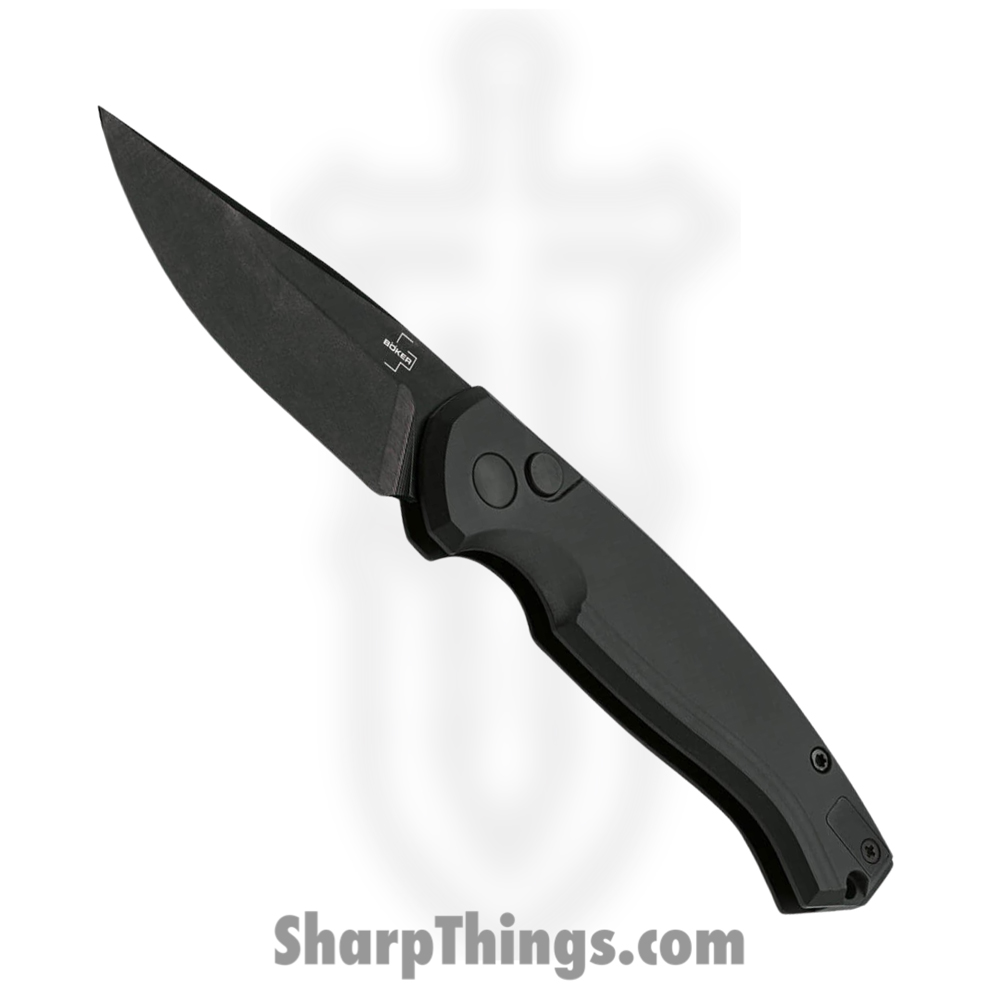 BOP01BO365_1 Boker Plus - BOP01BO365 - Karakurt - Automatic Knife - 154CM Black Clip Point - Aluminum - Black - Image 1