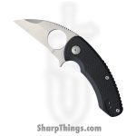 Brous Blades - BRBM002 - Silent Soldier - Folding Knife - D2 Satin Wharncliffe - Polymer - Black