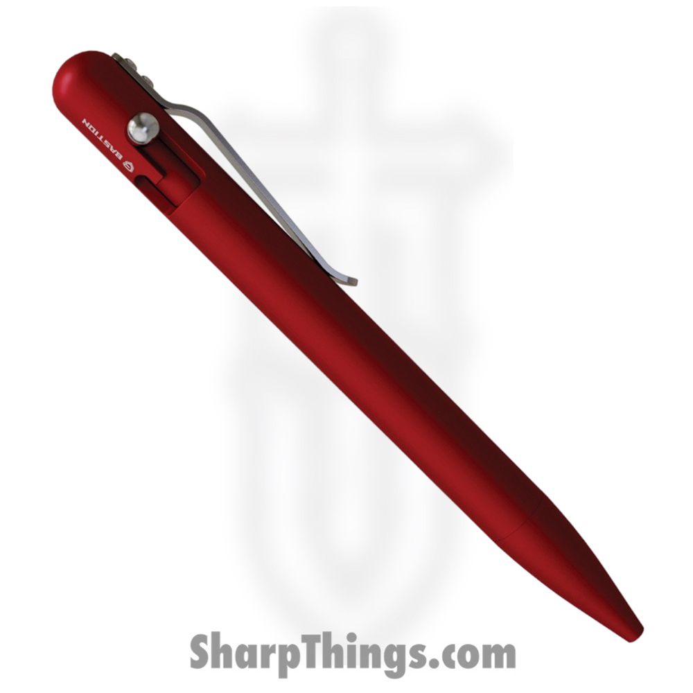 BSTN249R_1 Bastion - BSTN249R - Bolt Action Pen - 6061-T6 Aluminum - Red - Image 1