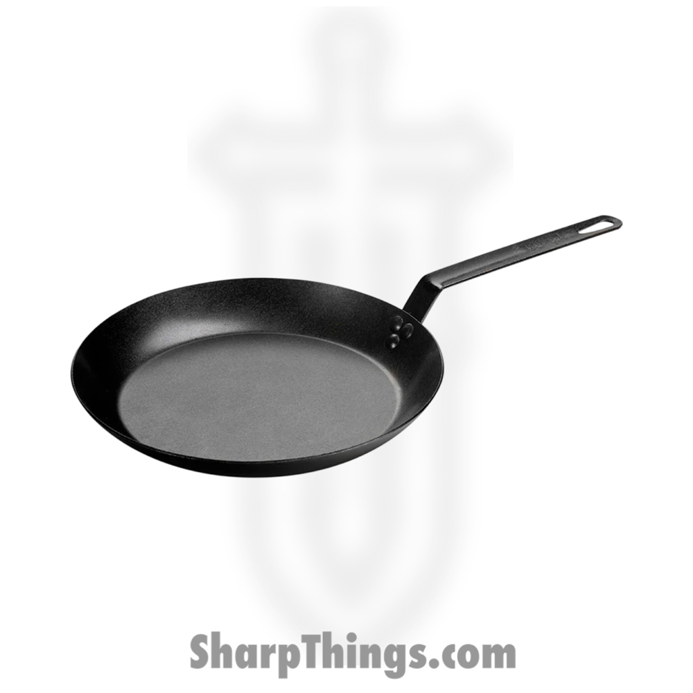 CRS12_1 Lodge - CRS12 - 12 Inch Seasoned Carbon Steel Skillet - Black - Image 1