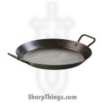 Lodge - CRS15 - 15 Inch Seasoned Carbon Steel Dual Handle Pan - Black
