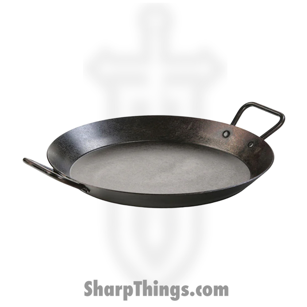 CRS15_1 Lodge - CRS15 - 15 Inch Seasoned Carbon Steel Dual Handle Pan - Black - Image 1