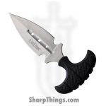 ElitEdge - EE20641SL - Push Dagger - Fixed Blade Knife - 440 SS Satin Dagger - Polymer - Black