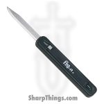Flip-It - FL250 - Pocket Knife - Assisted Open Knife - Stainless Stonewash Spear Point - Composition - Black