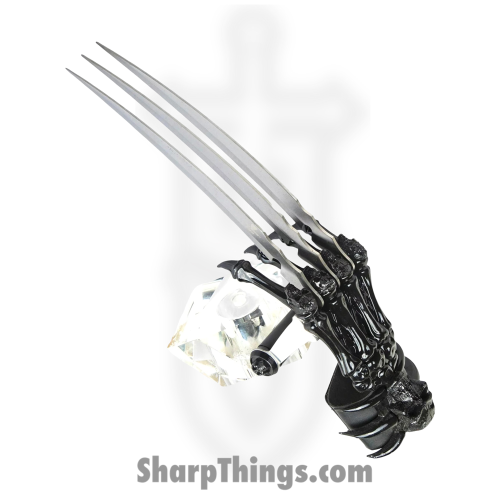HK-1551-BK_1 VOC - HK-1551-BK - Death Skull Claw - 9inch - Black - Image 1