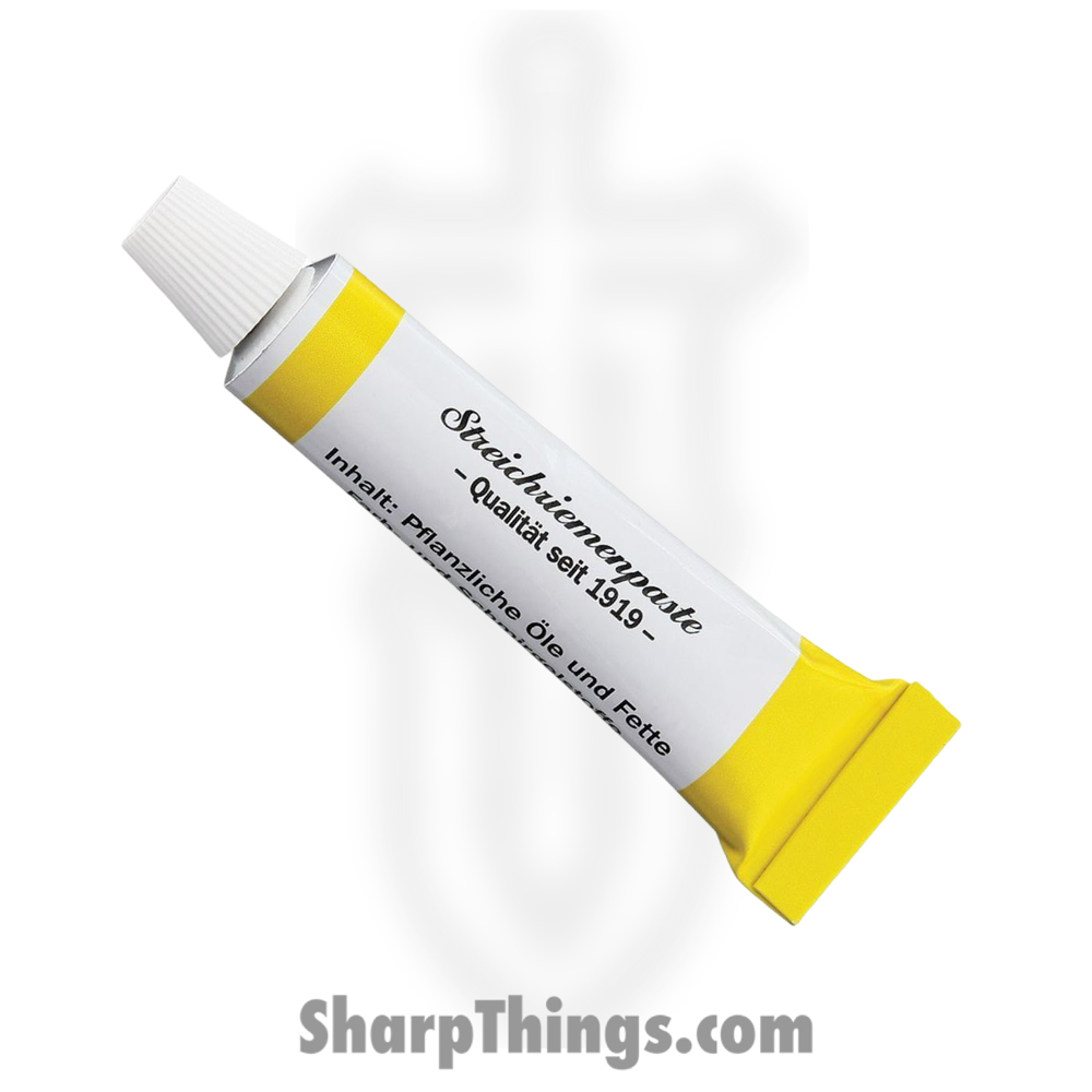 HS601_1 Herold Solingen - HS601 - Tubenpaste for Razor Strops No Grinding Effect - Yellow - Image 1