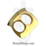 VOC - KNB-08 - Real Brass Knuckles 2 Fingers - Gold