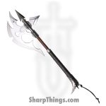 United Cutlery - KR0037S - Legion War Axe - Fixed Blade Knife - 420 Stainless Steel - Steel - Black