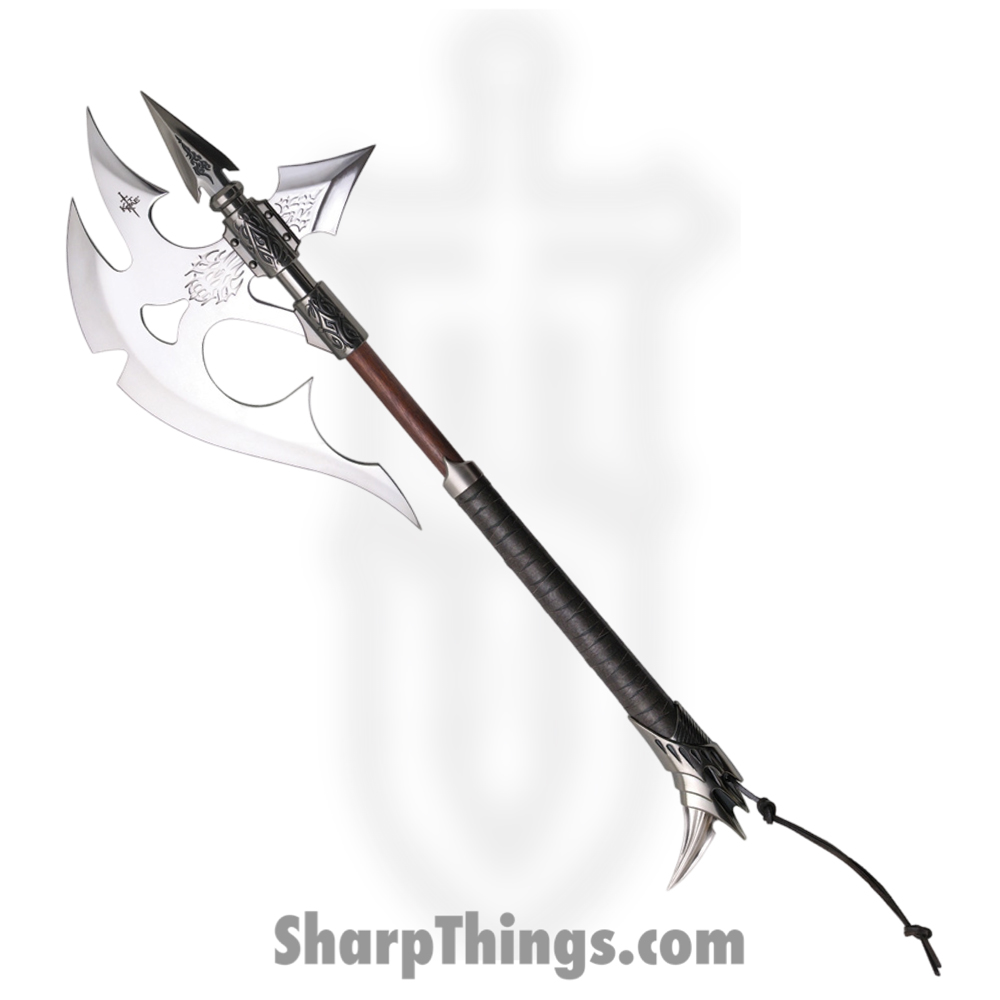 KR0037S_1 United Cutlery - KR0037S - Legion War Axe - Fixed Blade Knife - 420 Stainless Steel - Steel - Black - Image 1