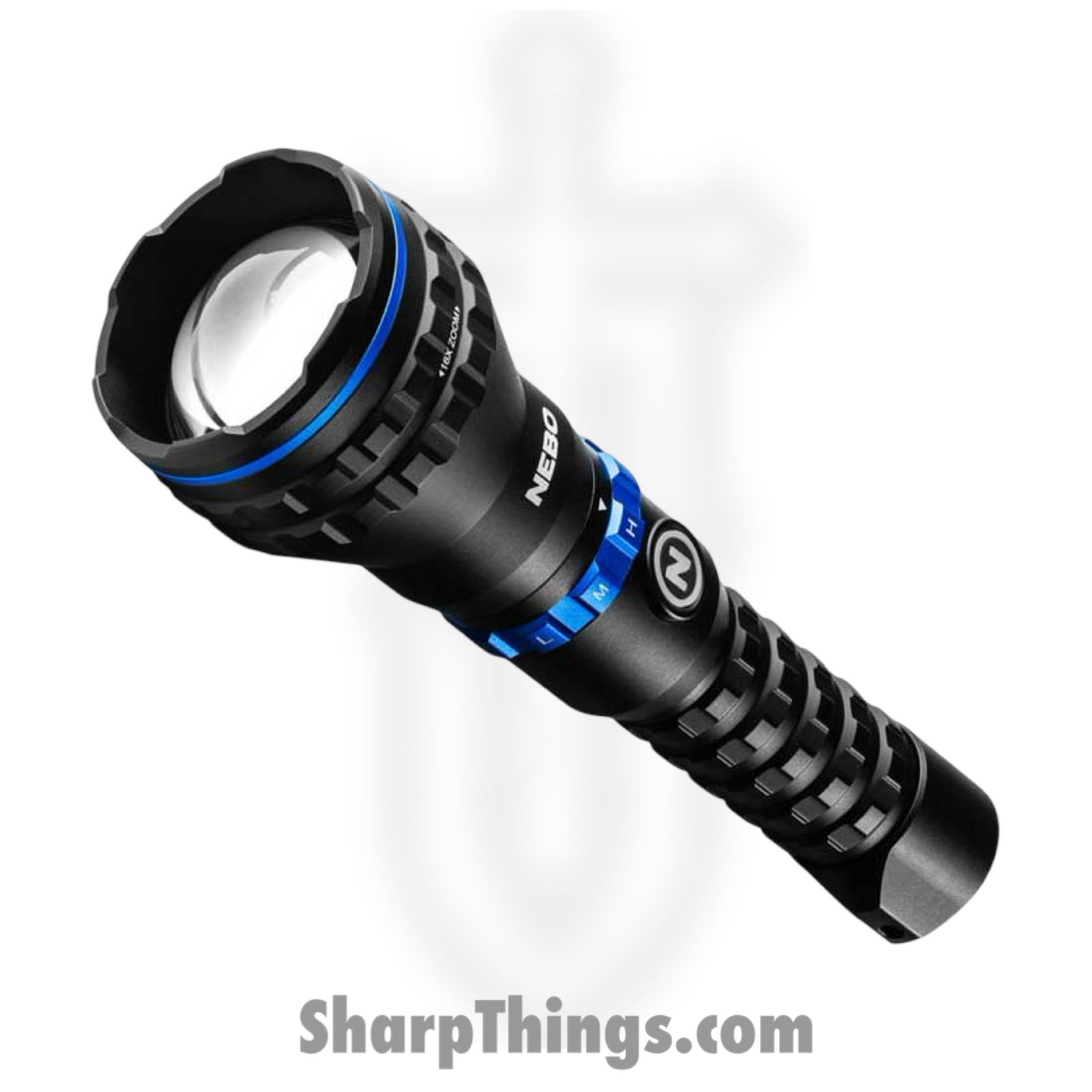 NEB-FLT-0026_1 Nebo - NEB-FLT-0026 - Luxtreme MZ60 Blueline Flashlight - 1000 Lumen - Half Mile Plus Spotlight - Image 1