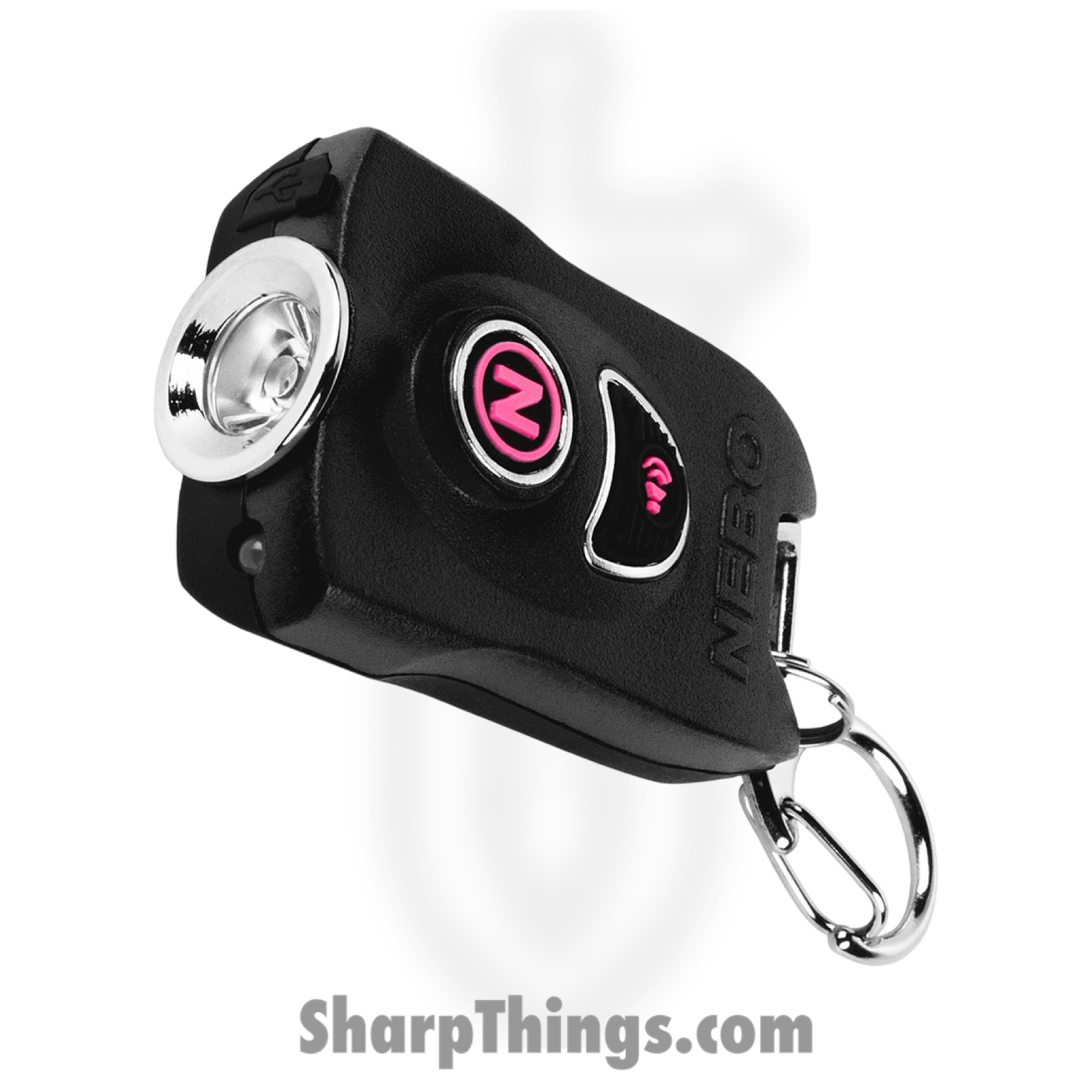 NEB-KEY-0001_1 NEBO - NEB-KEY-0001 Keychain Light & Alert - 400 Lumen - Black - Image 1