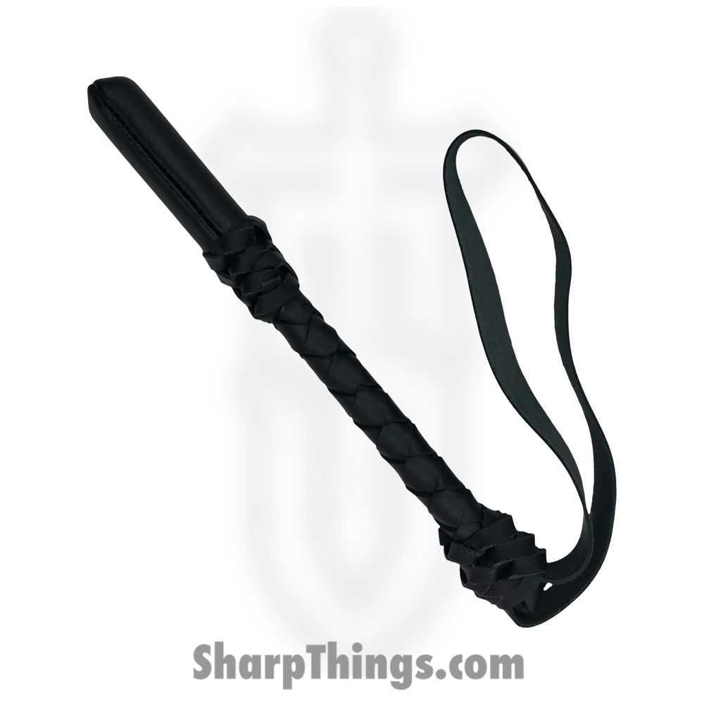 P-15983_1 VOC - P-15983 - 9 Inch Billy Club - Leather - Black - Image 1