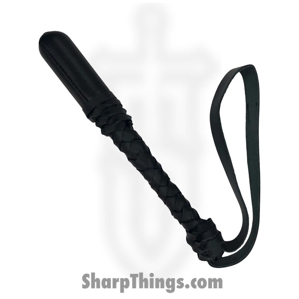 P-15985_1 VOC - P-15985 - 9 Inch Billy Club - Leather - Black - Image 1