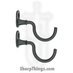 Paul Chen - PC2377 - Sword Hanger Hooks - 2 Piece Set - Black