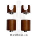 Holme & Hadfield - PILLARS-WT-4 - Combo Deck - 4 Extra Pillars - 2 Knife and 2 Watch - Walnut
