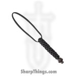 Schmuckatelli Co - SMUKEBLBB - Emerson Lanyard with Bead - Oxide Skull - Black