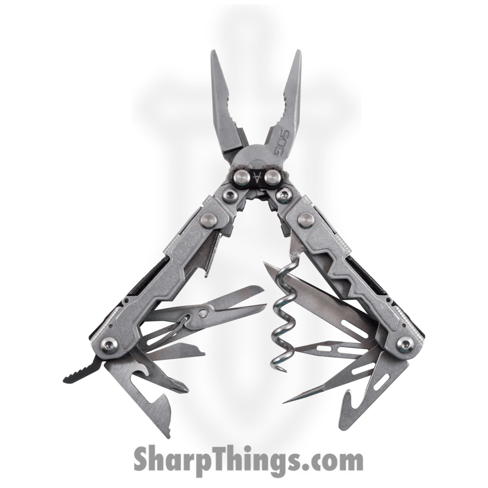 SOGPL1001CP_1 SOG - SOGPL1001CP - PowerLitre Multi-Tool - Stonewash - Stainless - Natural - Image 1