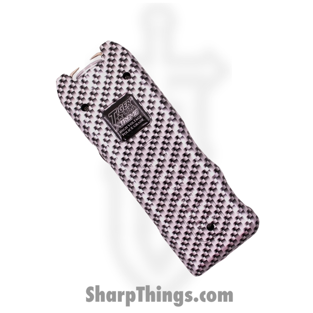TD-628-CF_1 Tiger USA - TD-628-CF - 135 Mill Origin Stun Gun with 200 Lumens Flashlight - ABS Carbon Fiber - Image 1