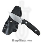 Tactile Knife Co. - TKCDLMC01RM - Dreadeye - Fixed Blade Knife - CPM MagnaCut Stonewash Tanto - G10 - Black