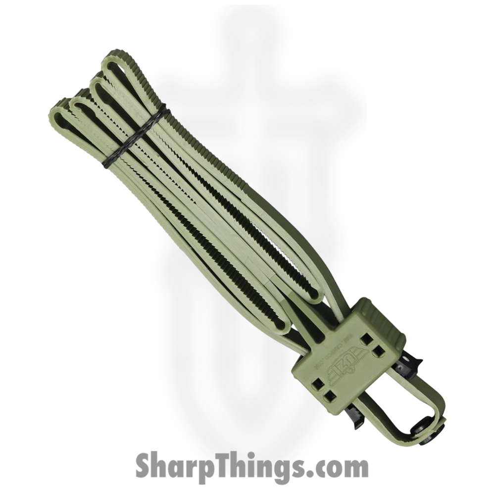 UZIFLXCGR_1 UZI - UZIFLXCGR - Disposable Flex Cuffs - OD Green - Image 1