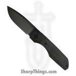 Vero Engineering - V-VS-BMM$-fk-0290-S - Synapse - Folding Knife - M390 Blackwash Drop Point - Micarta - Black