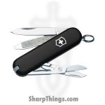 Victorinox - VN062233033X2 - Classic SD - Folding Knife - Stainless Polished Multi - ABS/Celidor - Black