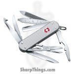 Victorinox - VN0638126X2 - Mini Champ Alox - Folding Knife - Stainless Steel Satin - Aluminum - Silver