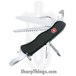 Victorinox - VN08463MW3033X1 - One Hand Trekker - Stainless Polished - ABS/Celidor - Black