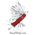 Victorinox - VN08564XL - Work Champ XL - Folding Knife - Stainless Polished Multi - Polyamide - Red