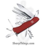 Victorinox - VN08564 - Work Champ - Folding Knife - Stainless Polished Multi - Polyamide - Red