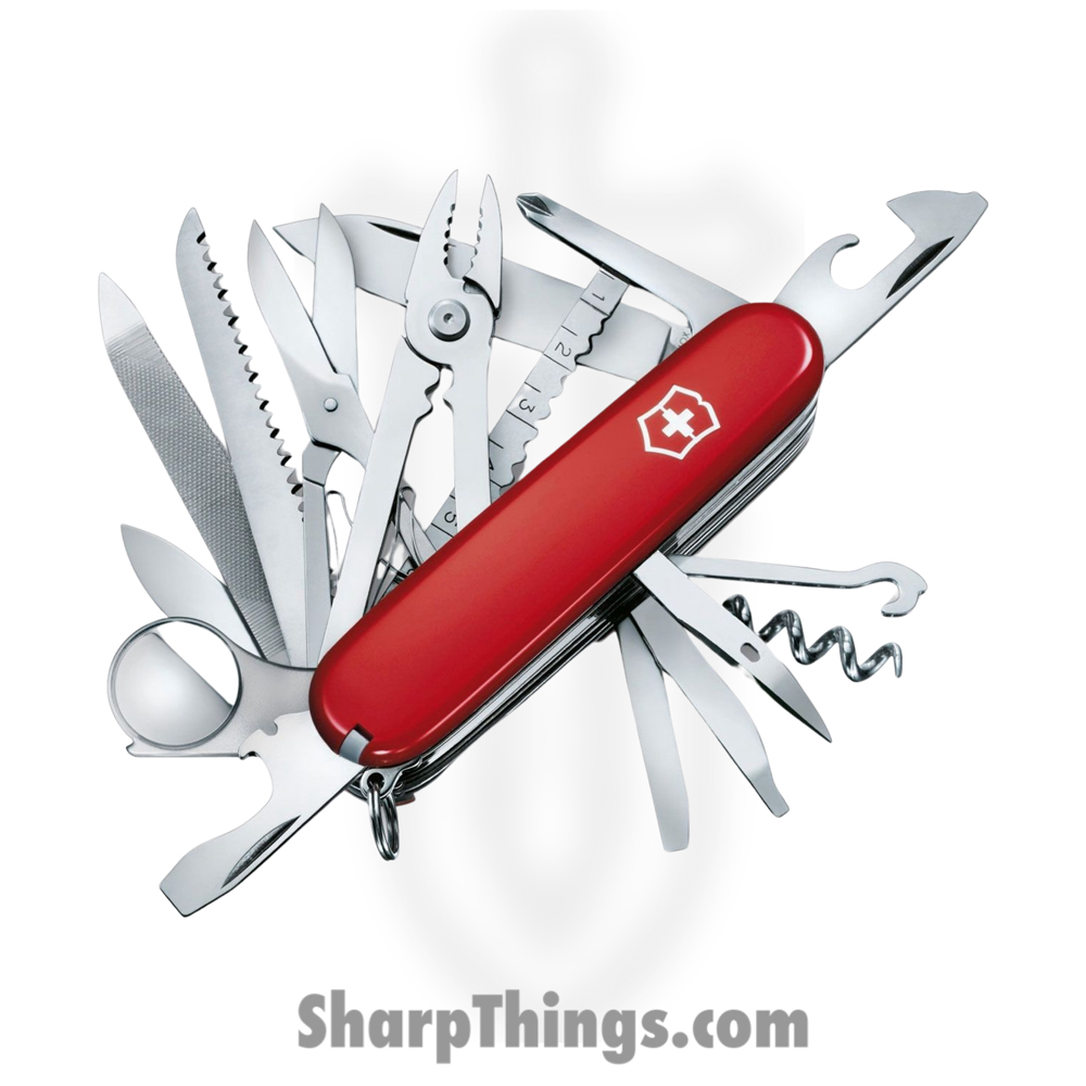 VN16795X4_1 Victorinox - VN16795X4 - SwissChamp - Folding Knife - Stainless Polished Multi - ABS/Celidor - Red - Image 1