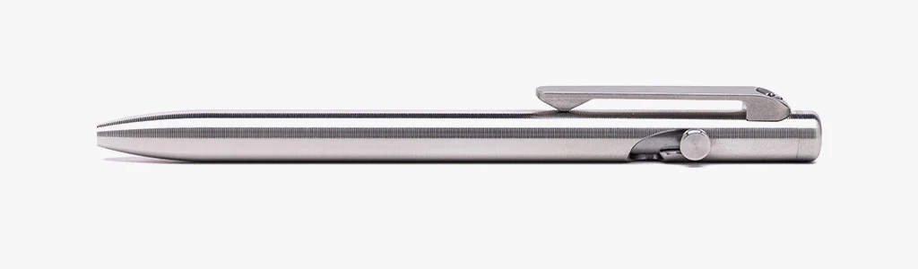 10-SB2-TTM-TTM_1.webp Tactile Turn - 10-SS1-SEA-BIT - Slim Side Click Pen - Standard - Titanium - Seasonal Release 8-BIT - Image 1