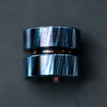 Tactile Knife Co. - 2006-TD-13 - Lanyard Bead - Titanium Damascus