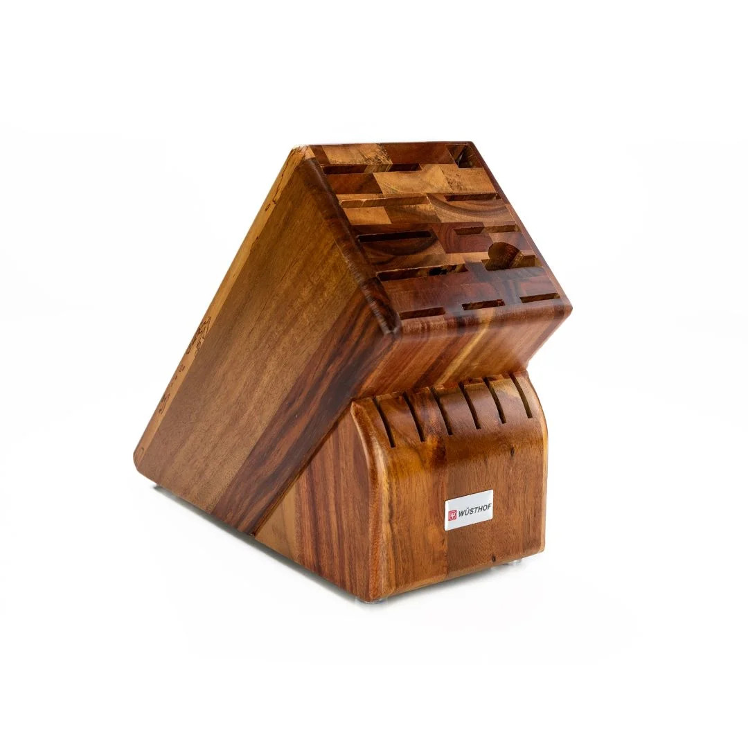 2099601704_1.jpg Wusthof - 2099601704 - 17 Slot Knife Block Acacia - 17 Slot Knife - Image 1