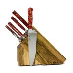 Lamson - 59971 - 7 Piece Premier Forged Knife Natural Walnut Block Set - Fire