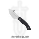 ABKT - AB1002 - Grunt - Fixed Blade Knife - 8Cr13MoV Satin Guthook - G10 - Black