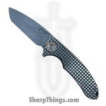 Cover Ops - BMS-2-DRBK - Mini Karambit - OTF Auto - D2 Two Tone Drop Point - Aluminum - Black
