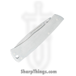 Case Cutlery - CA004 - Executive Lockback - Folding Knife - Tru-Sharp Surgical Steel Satin Drop Point - Stainless Steel - Silver