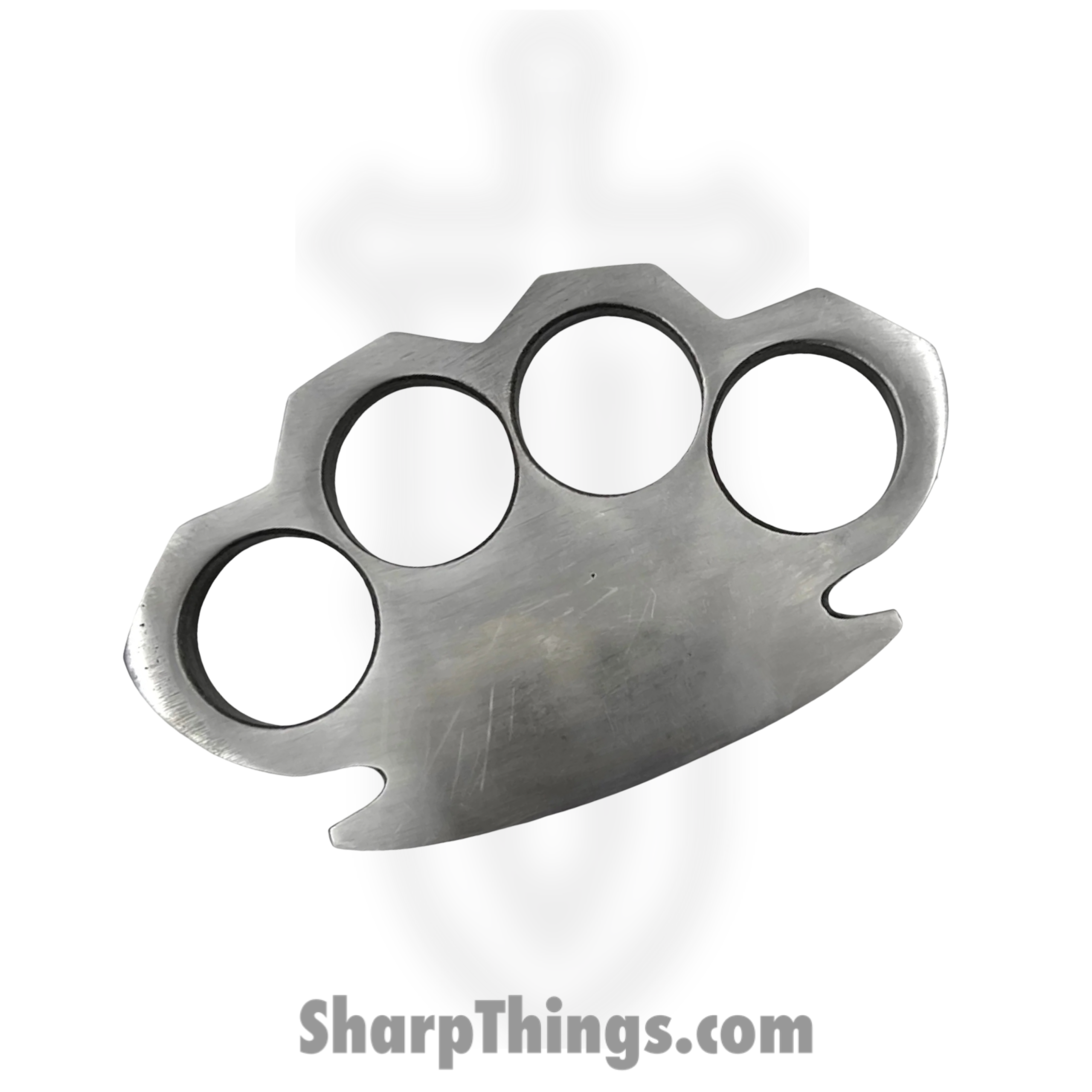 CI-300-P_1.png VOC - CI-300-P - Brass Knuckles - Solid Metal - Deep Silver - Image 1